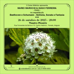 Ingresso espetáculo Mario Marochi & Hugo Ferreira - piano (inteira)