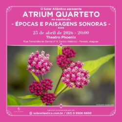 Ingresso espetáculo Atrium Quarteto (inteira)